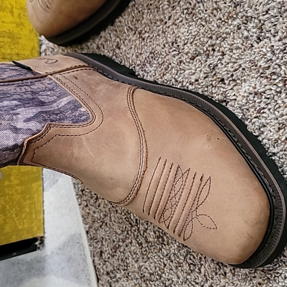 Cabela's Pinedale Camo waterproof Western boot Square toe sz 10.5D - Picture 7 of 12